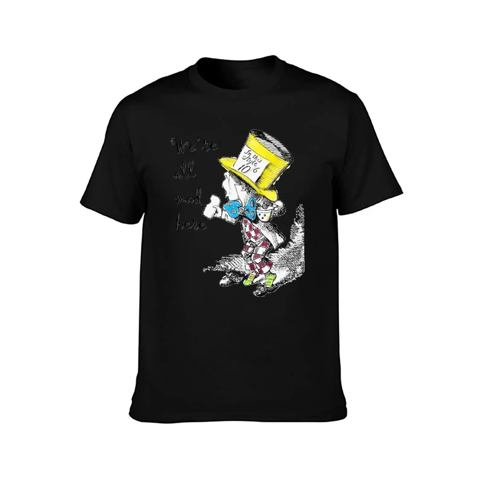 Фото Футболка Mad Hatter Tea Party, повседневный легкий топ с короткими рукавами №2