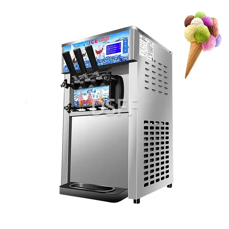 Полностью автоматическая машина для мягкого мороженого из нержавеющей стали с