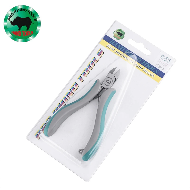 

Японская Марка Rhino 5-дюймовые плоскогубцы с косым носом 125 мм плоские плоскогубцы электронная модель резак для пластиковой проволоки фоторезак