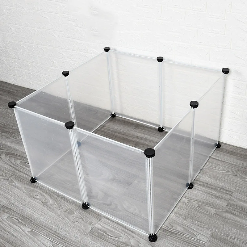 

Детский манеж для домашних животных DIY, клетка для упражнений, щенок, кошка, крыса, кролик, пластиковый многофункциональный манеж для помеще...