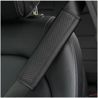 car seat belt cover pu leather universal auto seat belt covers shoulder protection