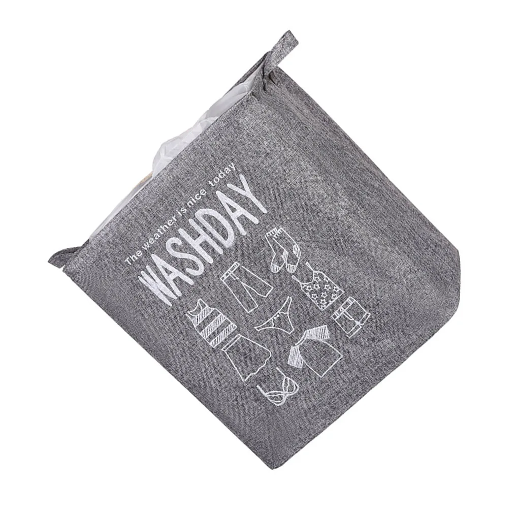 

Square Clothes Storage Bucket Foldable Cube Basket for Sundries Home Clothing Organizing Box Tool