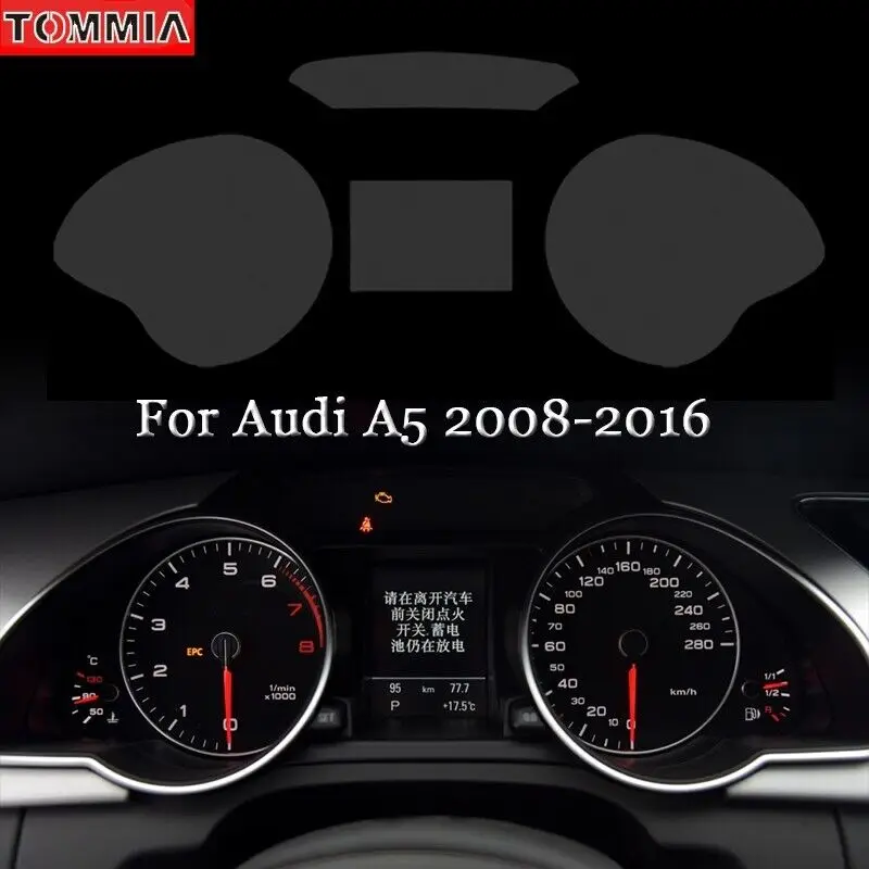 

Внутренняя Защитная пленка для экрана приборной панели из ТПУ HD, стикеры для Audi A5, прозрачная защитная пленка