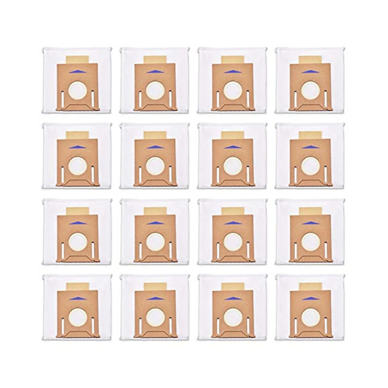 

16 Pack Vacuum Dust Bags For Ecovacs DEEBOT OZMO T8 AIVI T8 Max T8 Series T9 Series N8 Pro Plus N8 Pro Robot Vacuum Part