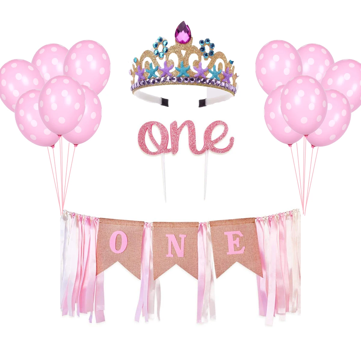 Girl Birthday Party Decorations Theme Balloons Banner Birthday Scene Arrangement Decoration Supplies Girl Birthday Gift