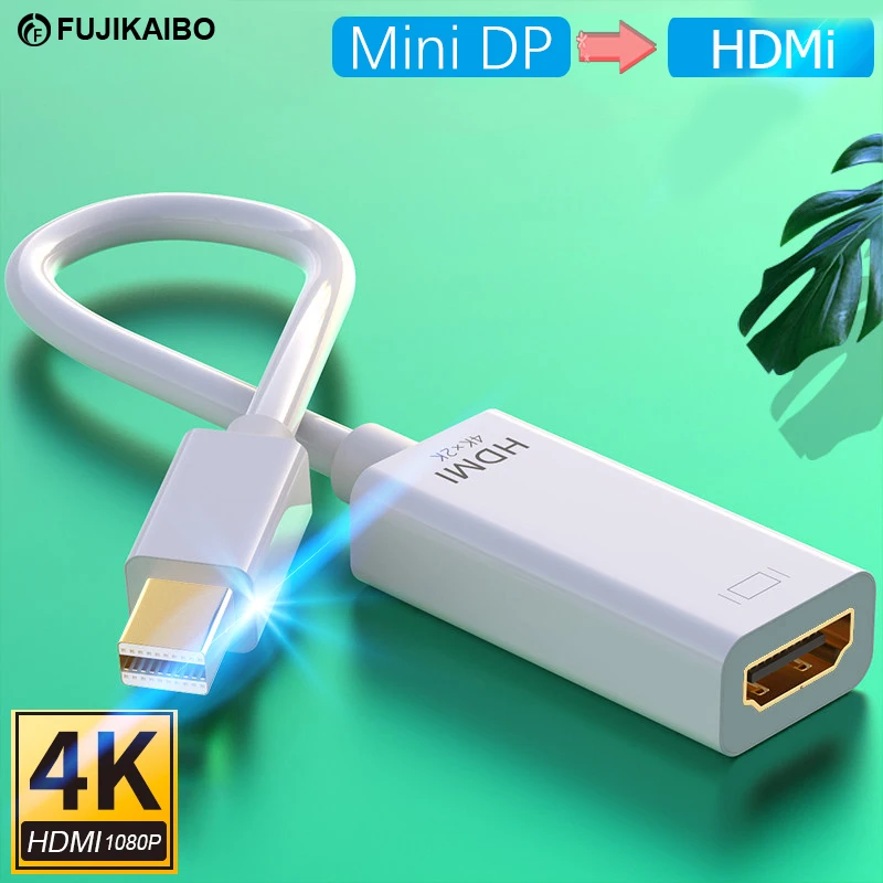 

Мини-порт дисплея 4k 1080P на HDMI-совместимый кабель проектор для телевизора DP 1,4 конвертер порта дисплея для Apple Macbook Air Pro