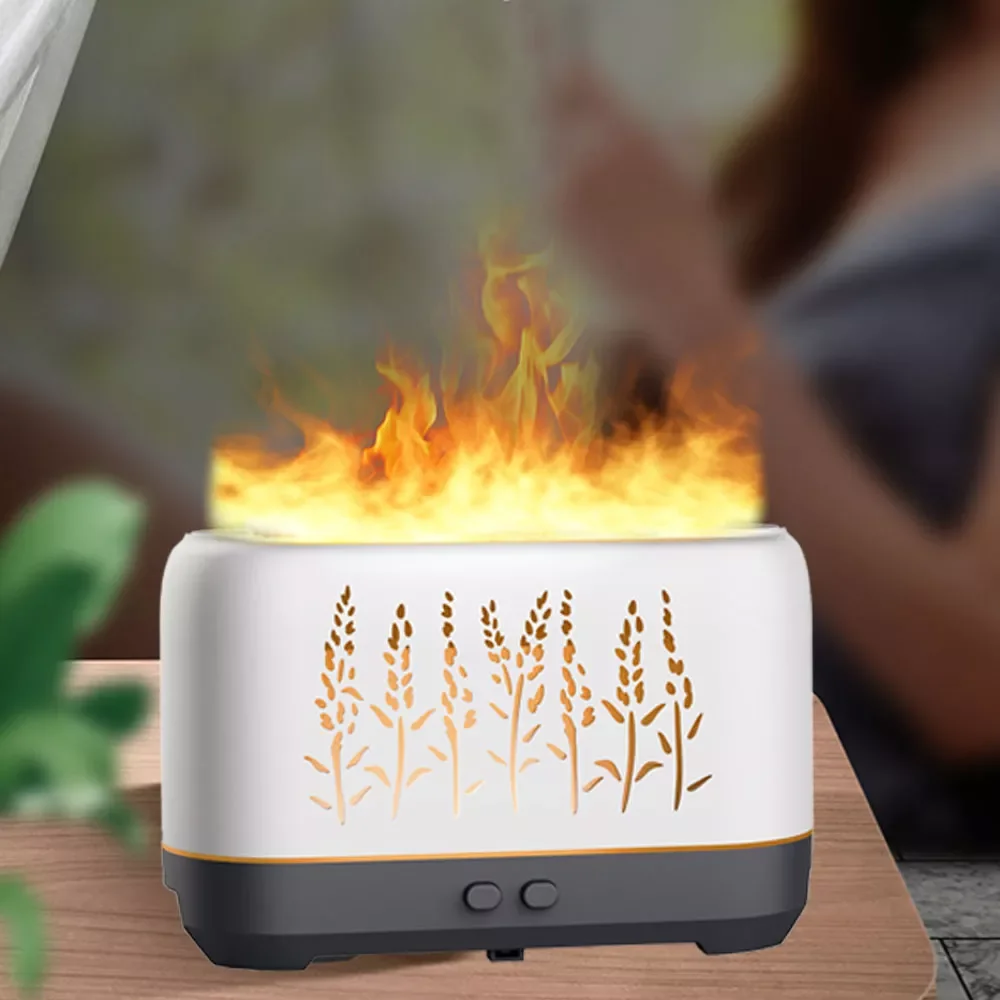 

Портативный увлажнитель воздуха с имитацией пламени, распылитель эфирного масла, увлажнитель воздуха для дома, спальни, офиса, ароматизато...