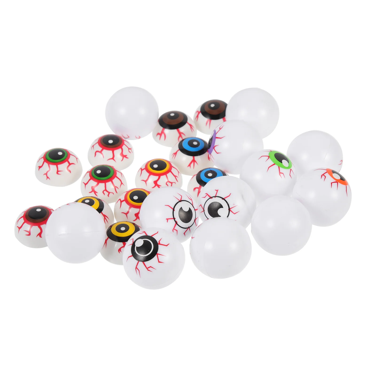 

Trick Treat Craft Supplies Artificial Bloodshot Eyeball Plastic Candy Bags Portable Eyeballs