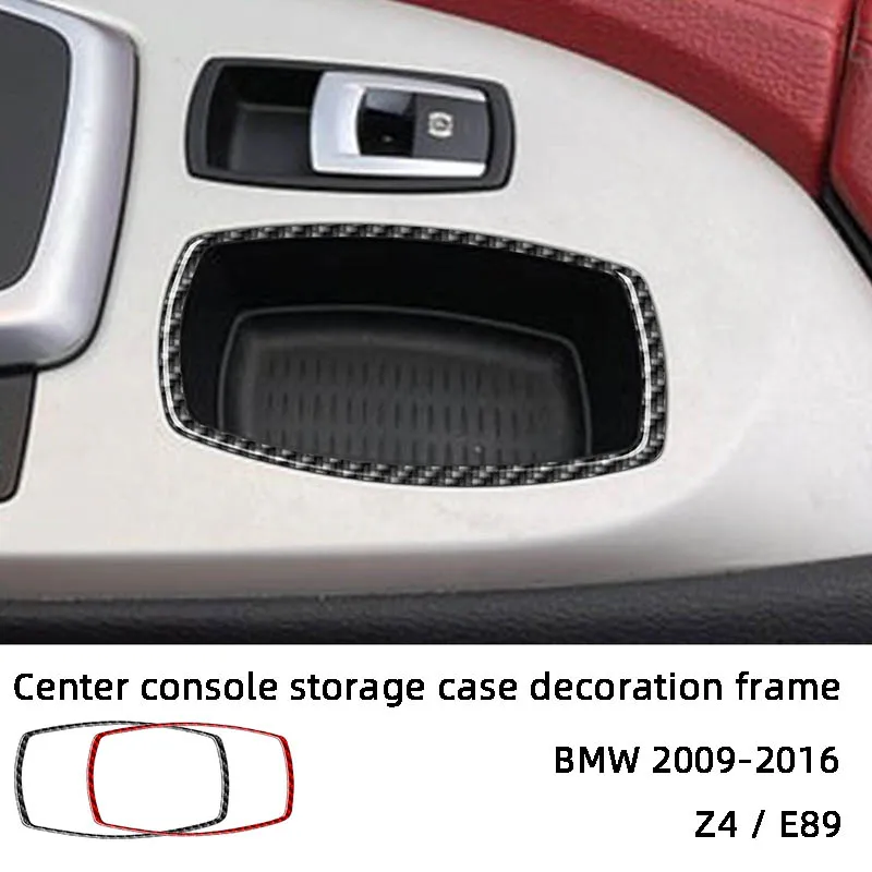 

Декоративная рамка для центральной консоли, автомобильные наклейки из углеродного волокна для Bmw 2009-2016 Z4 E89, аксессуары для интерьера