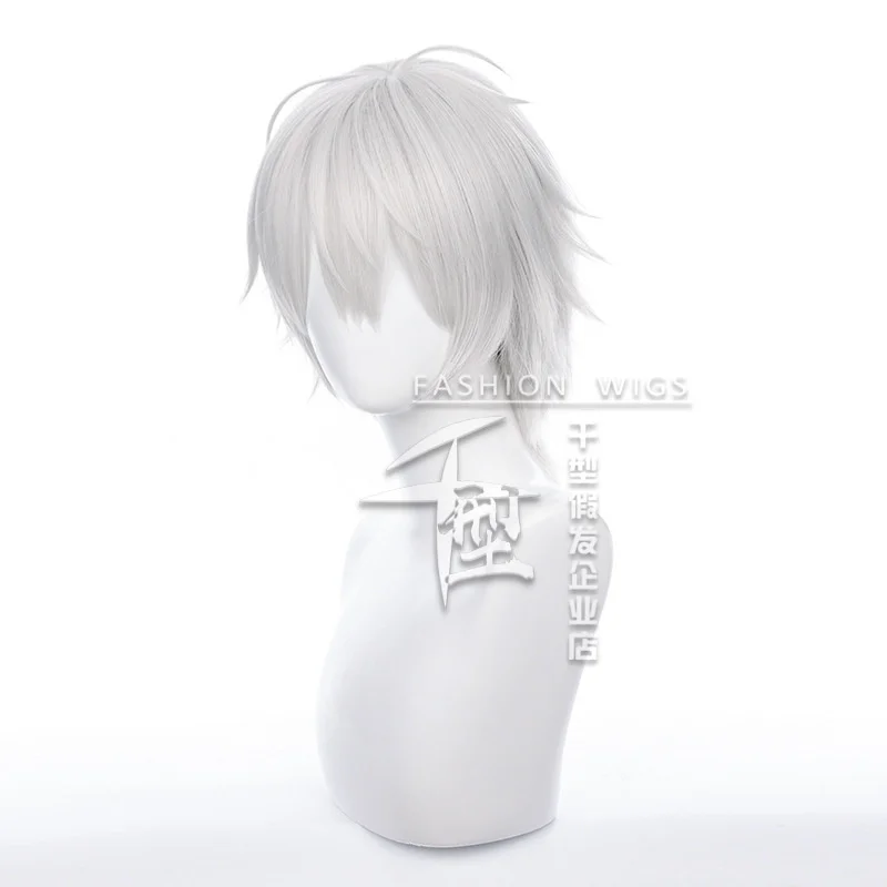 Аниме vTuber геймеры косплей парик серебристо-серый Хэллоуин геймерские парики