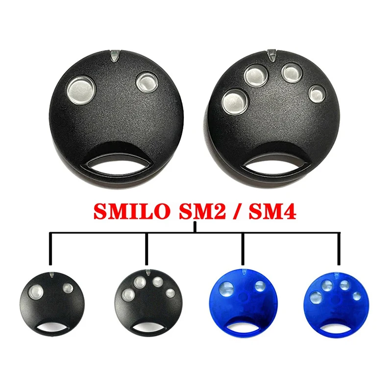 Фото Новый пульт дистанционного управления для гаражных ворот NICE SMILO SM2 SM4 433,92 МГц для приемника/контроллера NICE OXI OX2 SMXI SMX2 SMX2R SMXIS №2
