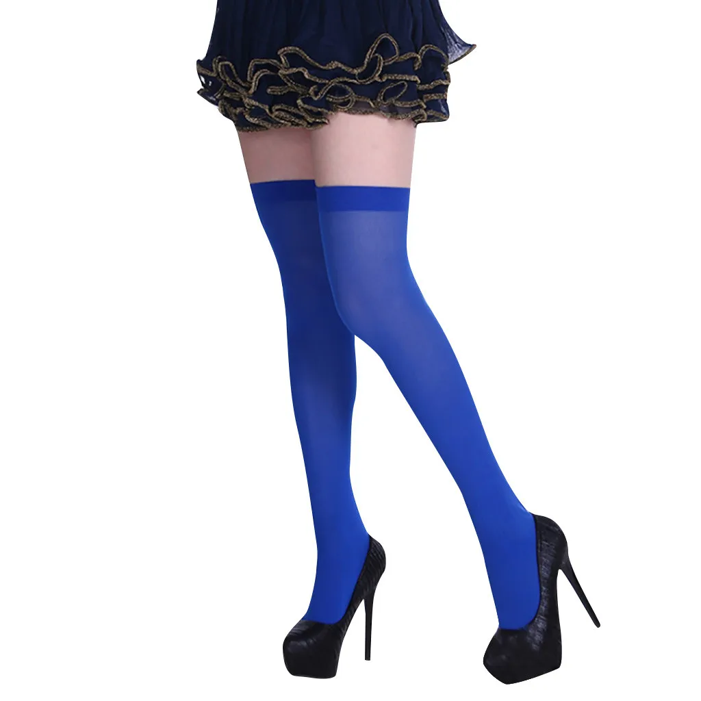 

Women Girls Solid Chriatmas Knee Socks Stockings Silk stockings