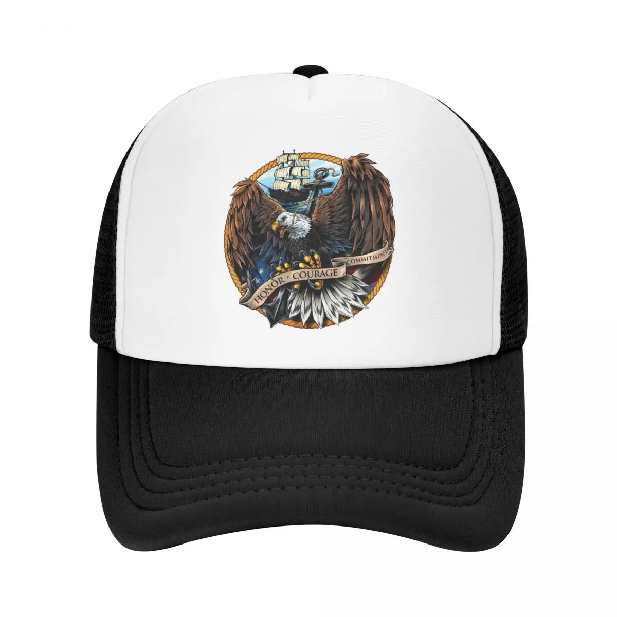 

Кепка унисекс в стиле панк с патриотическим флагом США и американским орлом, регулируемая бейсболка для взрослых, кепки для женщин и мужчин ...