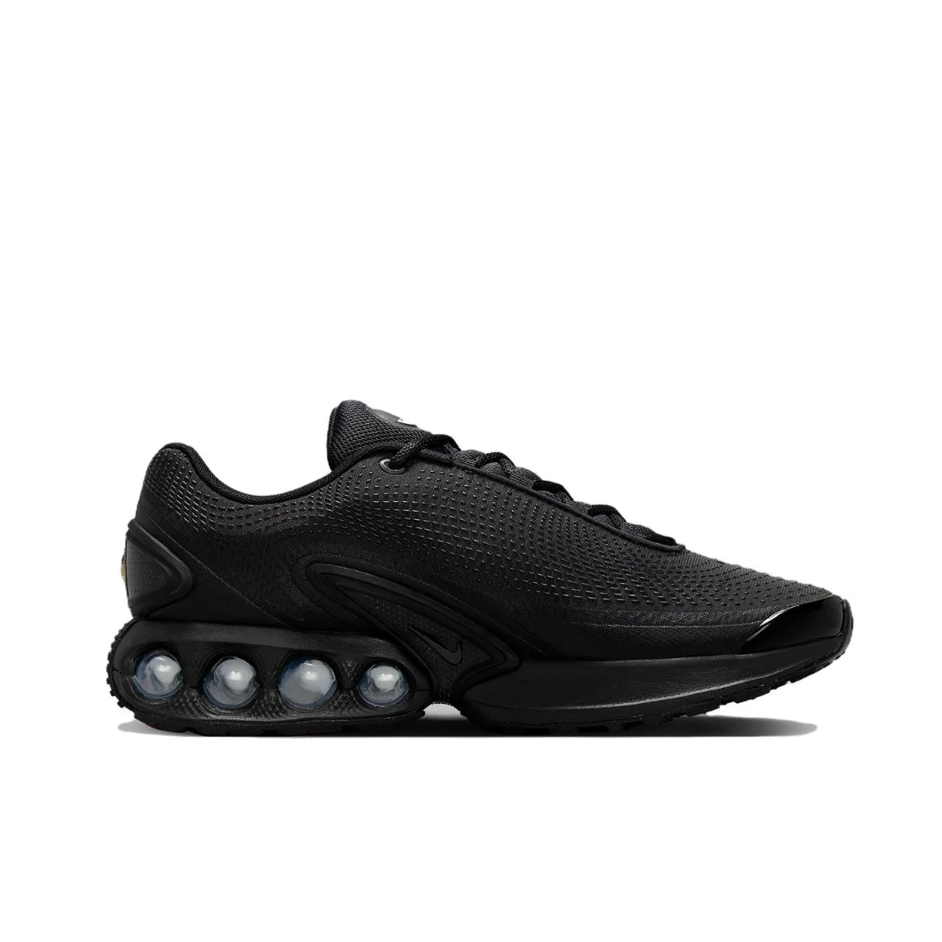 Мужские повседневные кроссовки Nike Original Black Air Max Dn Low удобные простые с мягкой