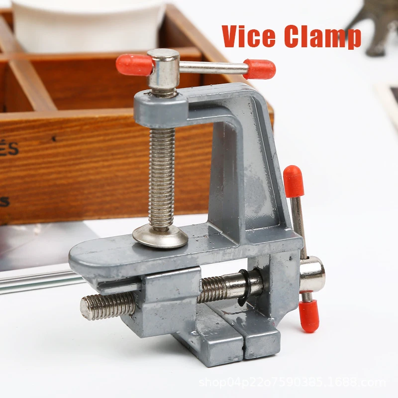 

3.5" Aluminum Miniature Small Jewelers Hobby Clamp on Table Bench Vise Mini Tool Vice Aluminum Alloy Small Bench Vise Table Vise