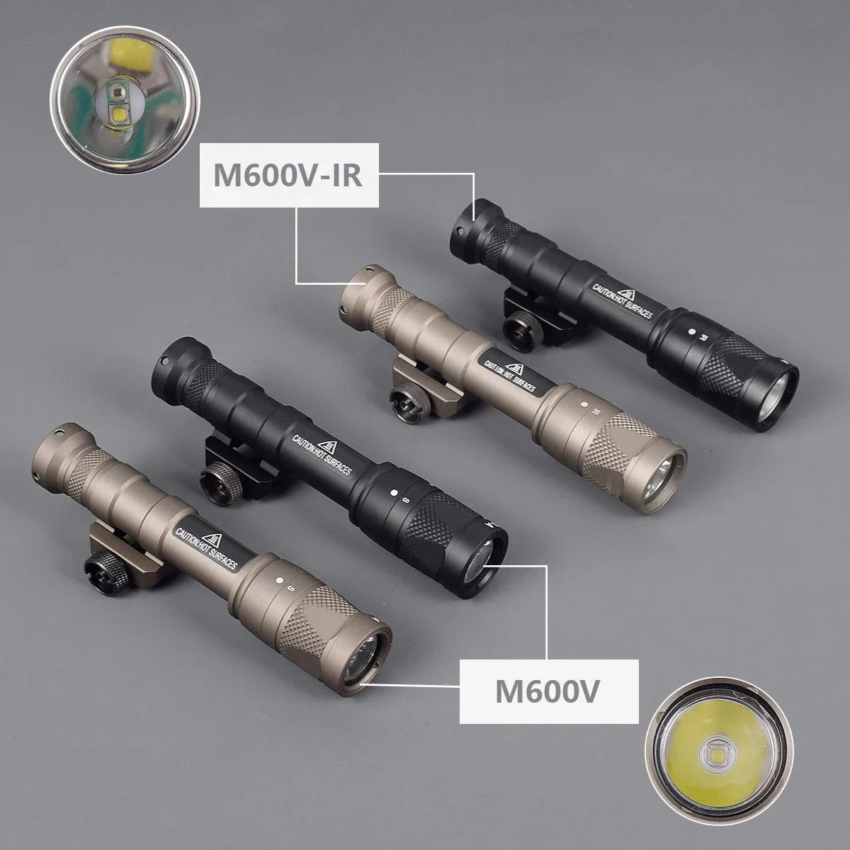 SF M300 M600 M300V IR M600V ИК Инфракрасный светодиодный мини-фонарик для разведки 20-мм