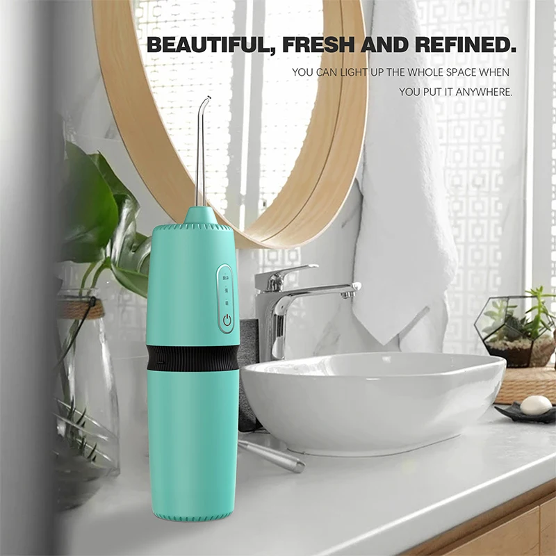 

Ирригатор полости рта портативный, 4 насадки, 220 мл, 3 режима