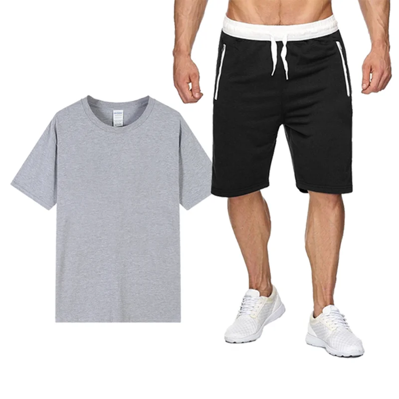 

Комплект рубашки из хлопка и льна для мужчин, повседневный уличный костюм из 2 предметов, домашняя одежда, пижамы, удобный дышащий пляжный комплект с коротким рукавом