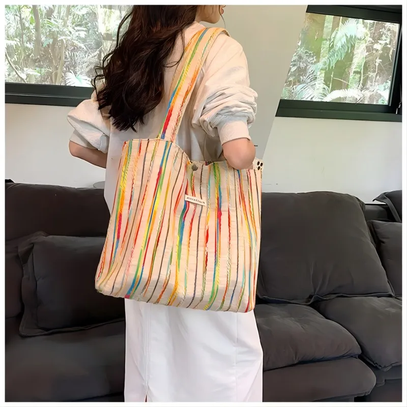 CGCBAG Fashion Designer Canvas Tote Bags For Women Lage Capacity Shoulder Bag 2023 Casual Commuting Female Handbags Shopper