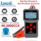 Анализатор свинцово-кислотных аккумуляторов Lancol Micro200 Pro, 12 В, 40-тест на проворот коленвала ОСА