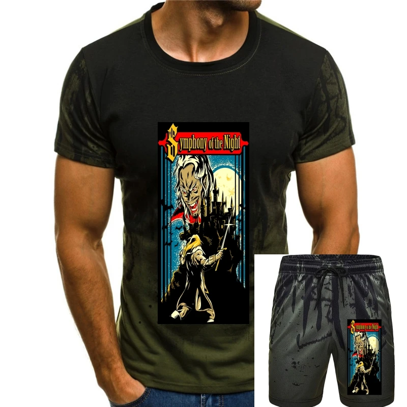 

Castlevania T Shirt Symphony Of The Night T Shirt Short Sleeve Graphic Tee Shirt Fun Plus Size 100 Percent Cotton Male Tshirt