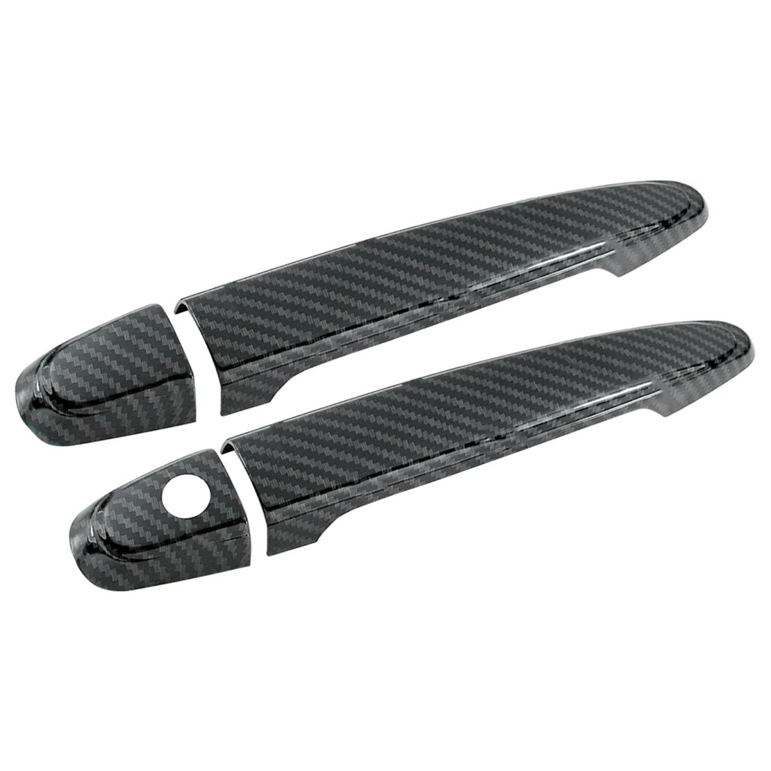 

1 Set Car Exterior Door Handle Cover Trim Cap Key Hole Carbon Fiber Style ABS Fit for Lexus SC430 2002 2003 2004 2005 2006-2010