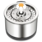 Поилка-фонтанчик для кошек из нержавеющей стали 2,5 л USB Электрическая поилка для кошек бесшумный фонтан автоматическая чаша для питья Кошка Вода Фонтан собака Питьевая чаша USB Автоматический Диспенсер воды