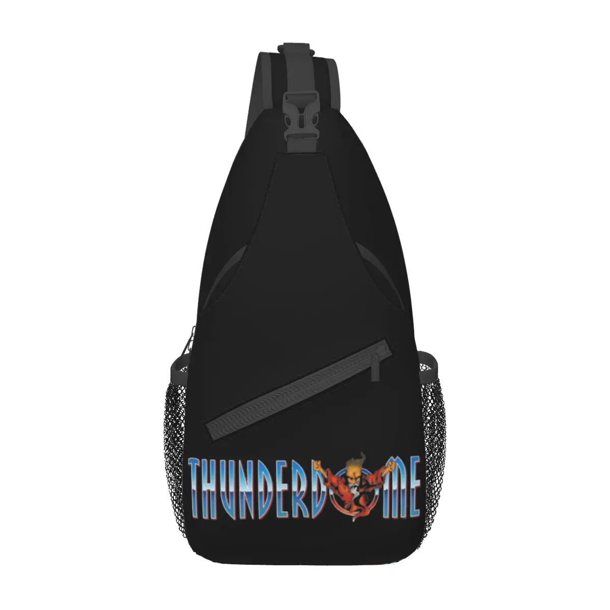 

Thunderdome Logo Small Sling Bags Chest Crossbody Shoulder Backpack Hiking Travel Daypacks Hardcore Wizard Pattern Bag