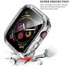 Glass+Cover For Apple Watch case 8 7 6 SE 5 3 iWatch Accessorie Screen Protector Apple watch serie 45mm 41mm 44mm 40mm 42mm 38mm 3