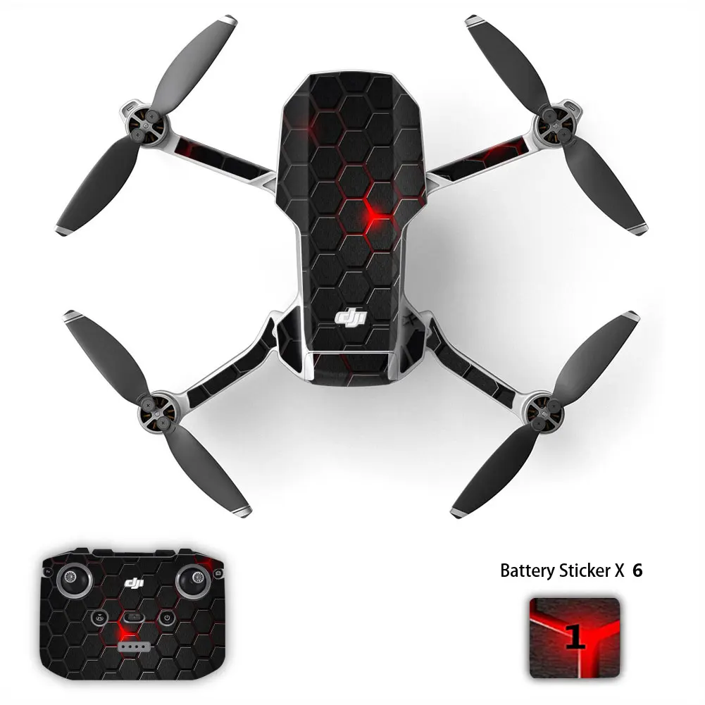 Защитный чехол для DJI Mavic mini 2 ПВХ наклейки корпус дрона с батареей mini2 |