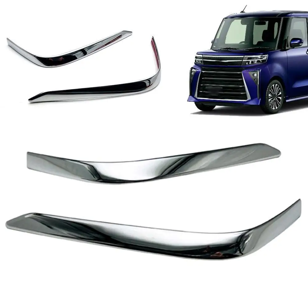 

Car Front Bumper Corner Trim For 2023 Daihatsu Tanto Custom Accessories Styling Protection Decoration Strip Car Accessories Z9U7