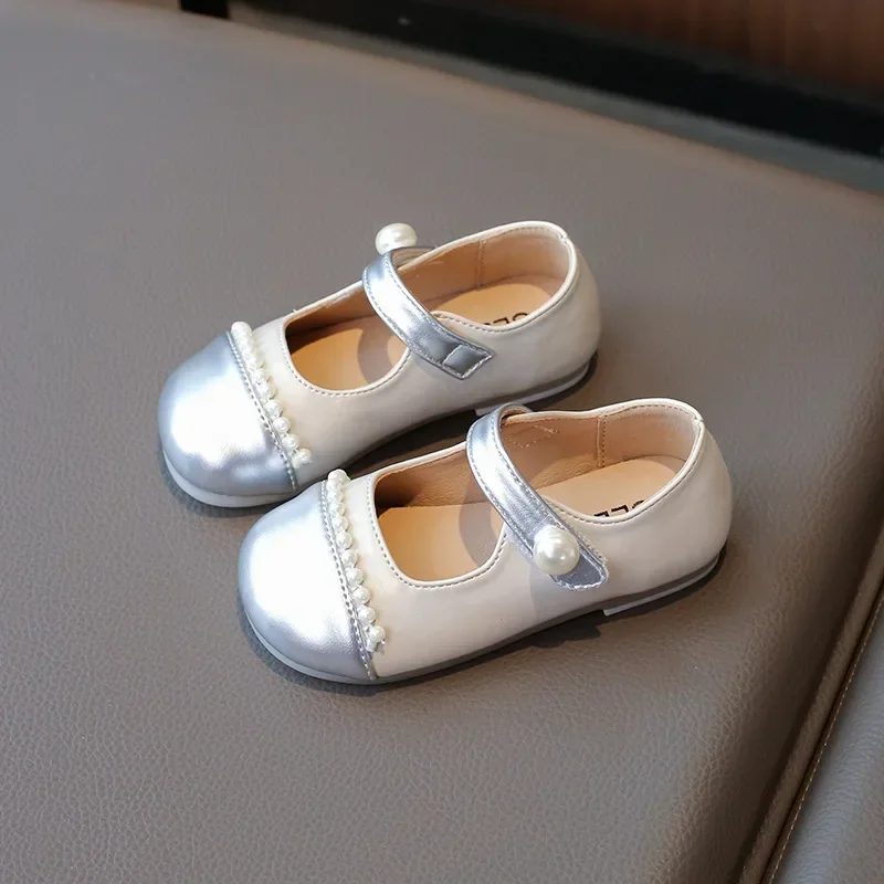 Обувь Для Девочек В Стиле Мэри Джейн Jogerli С Жемчугом