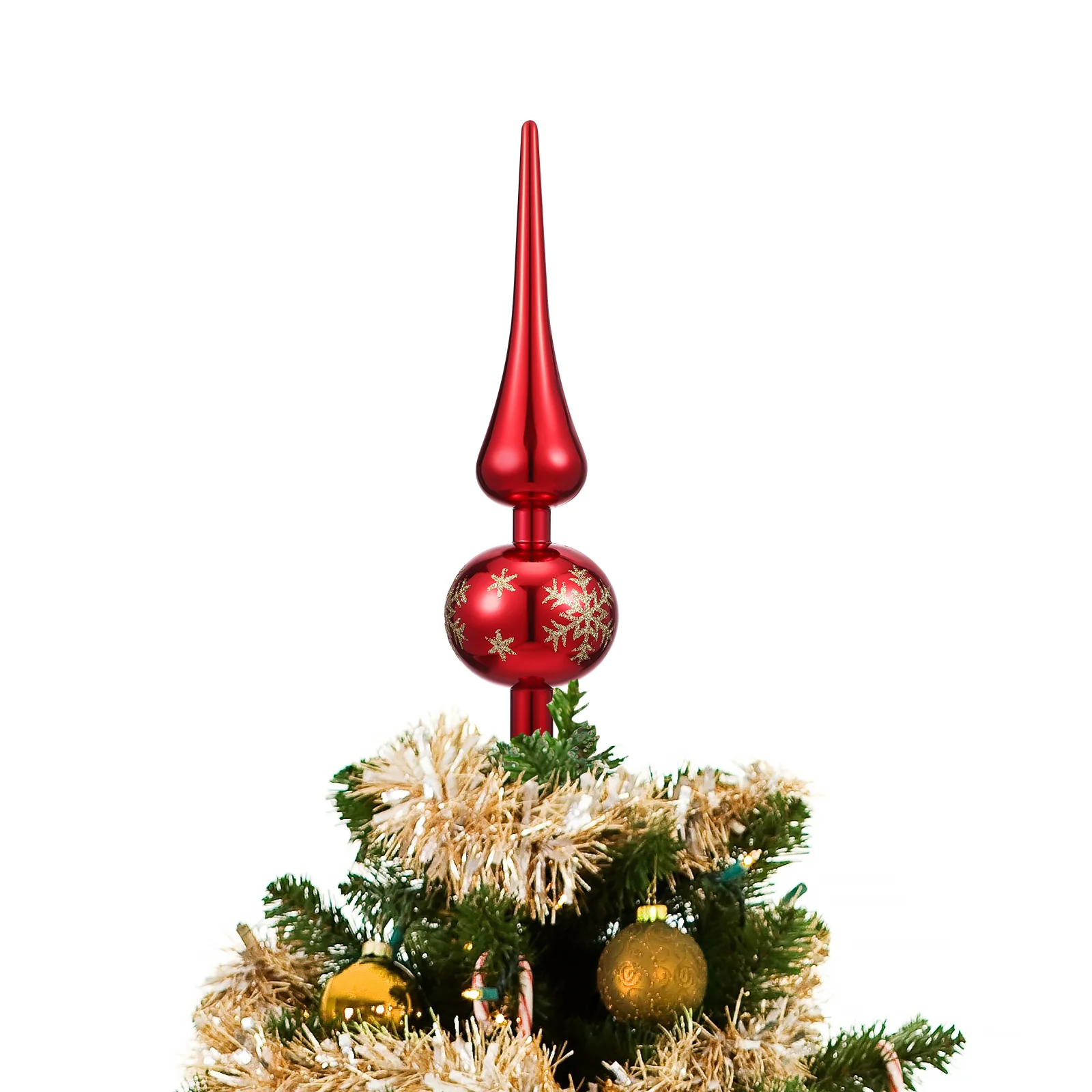 3 шт. пластиковый топ тыквы звезда сферический рождественский топпер орнамент