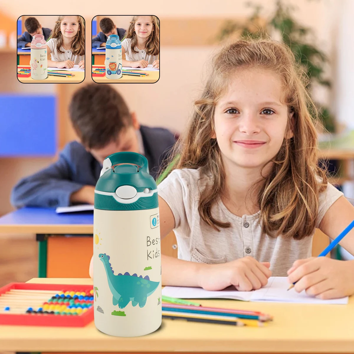 

Детская бутылка для воды с двойными стенками, 300 мл