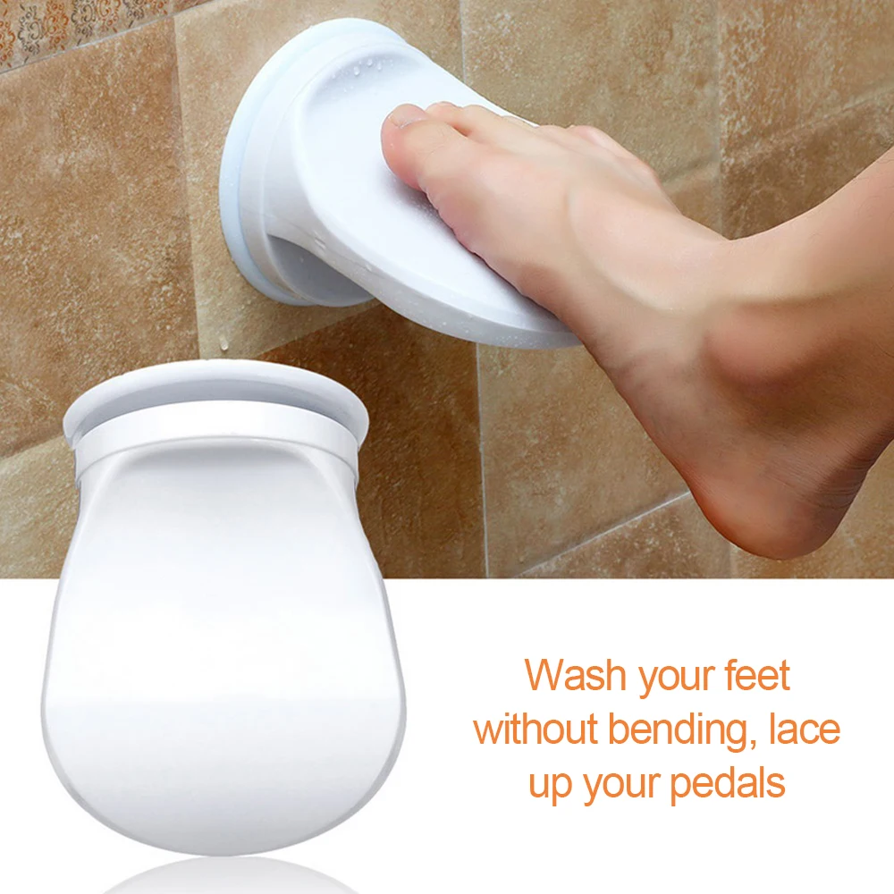 

Practical Shower Foot Rest Shaving Leg Step Aid Grip Holder Pedal Step Suction Cup Non Slip Foot Pedal Wash Feet Bathroom Tools