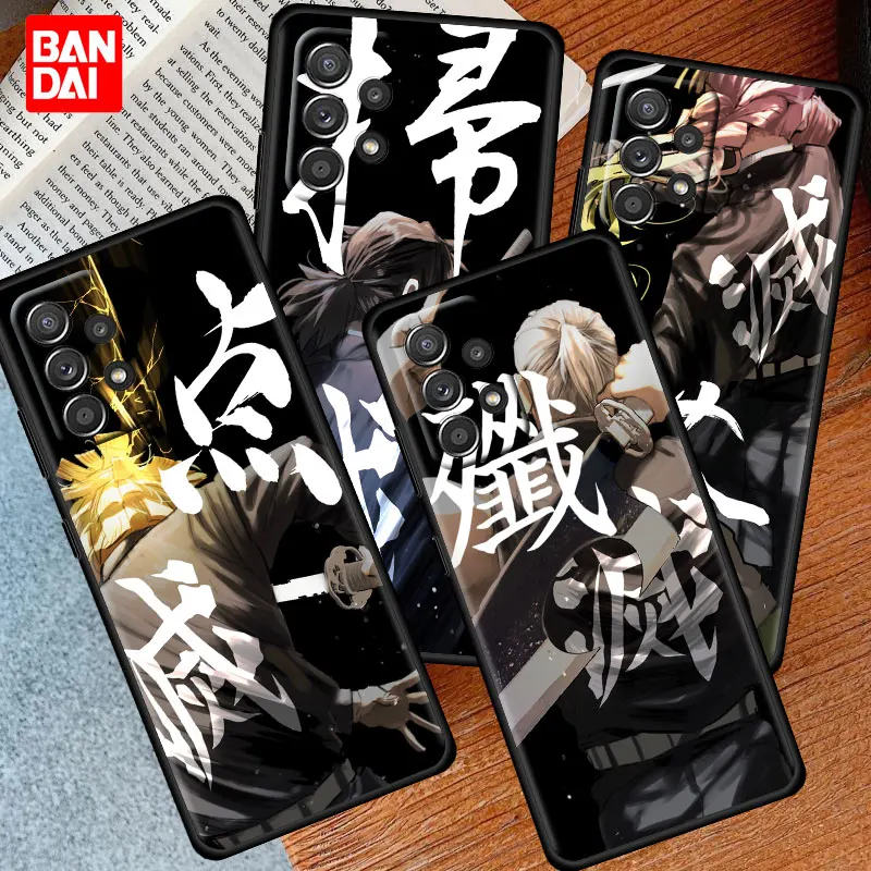 

Demon Slayer Characters Case for Samsung Galaxy A03 A13 A31 A50 A51 A52 A30 A70 A71 A32 Note 20 Ultra 5G Silicone Cover Black