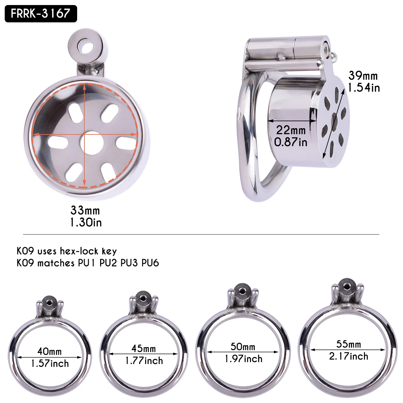 FRRK полый трубчатый Мужской Пояс верности клетка устройство с фронтальным