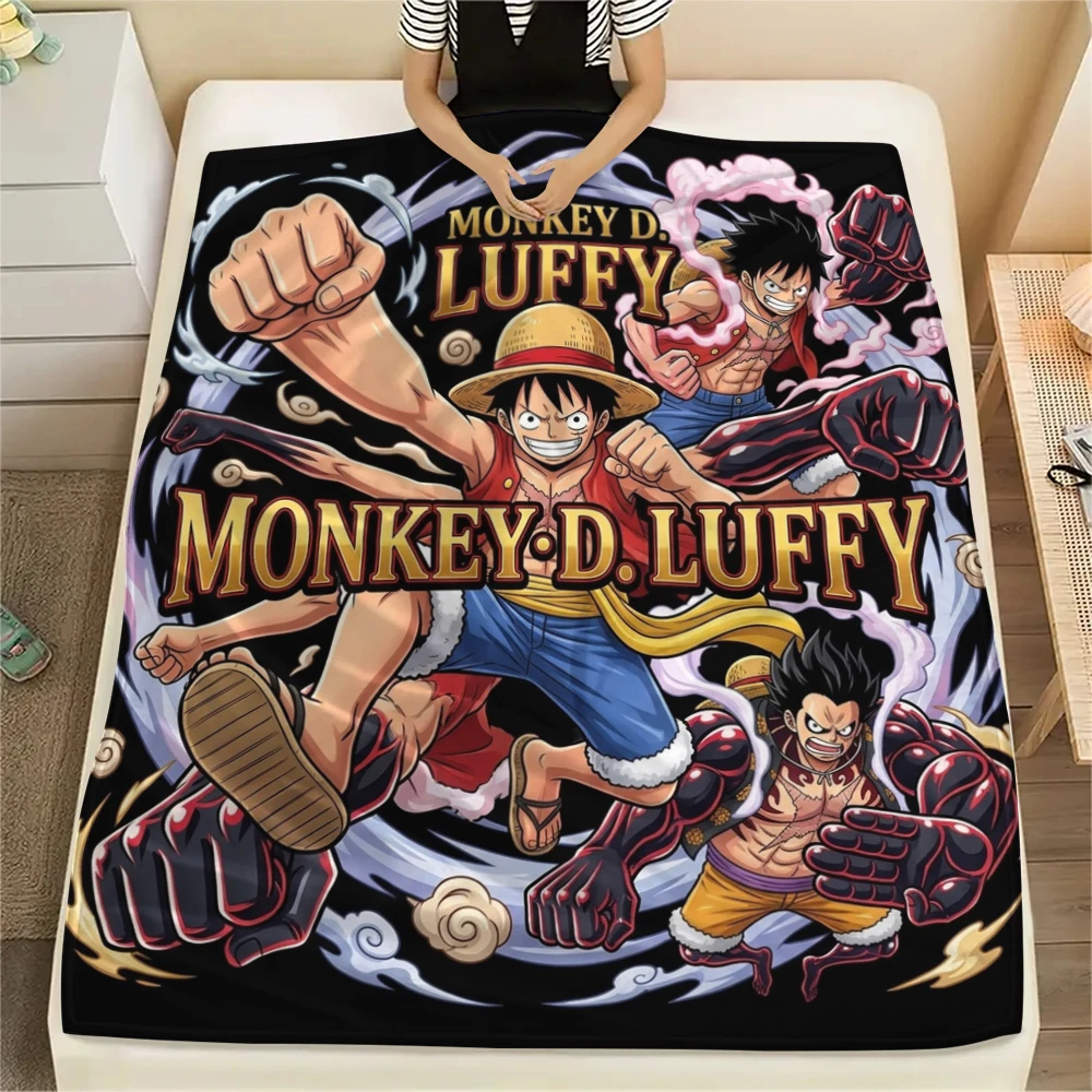 Фланелевое одеяло с принтом One Piece, модный принт, подходит для кровати, дивана, спальни, стула, пикника, путешествий -HE65 (art.: 3920da5b2b1be) - 3920da5b2b1be
