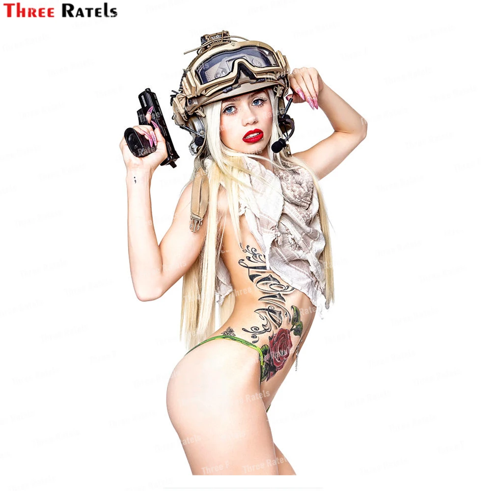 

Three Ratels L238 I Got Your Back Sexy Anime Girl Stickers And Decals for Laptop Luggage Skateboard Decoration Vinyl Material