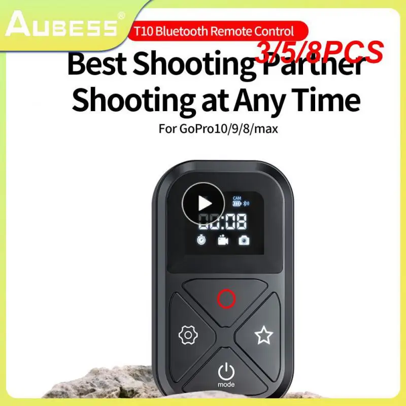 

3/5/8PCS Wireless Wifi Remote Control Mini Sports Cameras Dv Controller Portable Shutter Button Set Shortcut Key Wifi