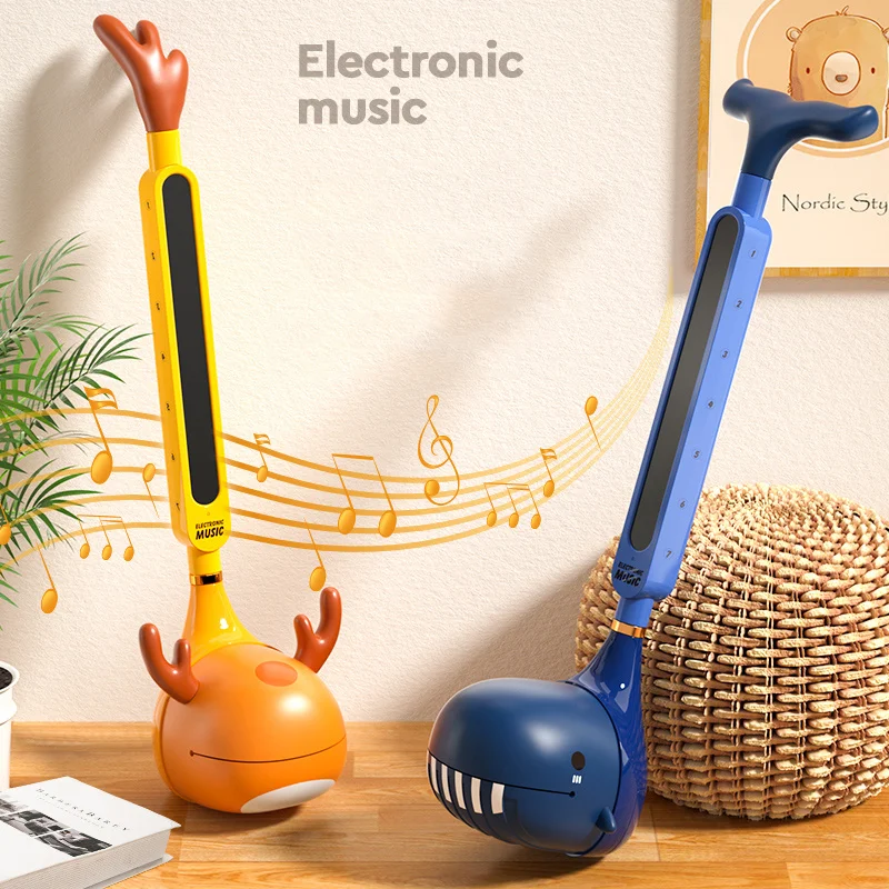

New Otamatone Japanese Electronic Musical Instrument Portable Synthesizer Funny Magic Sounds Toys Creative Gift for Kids Adults