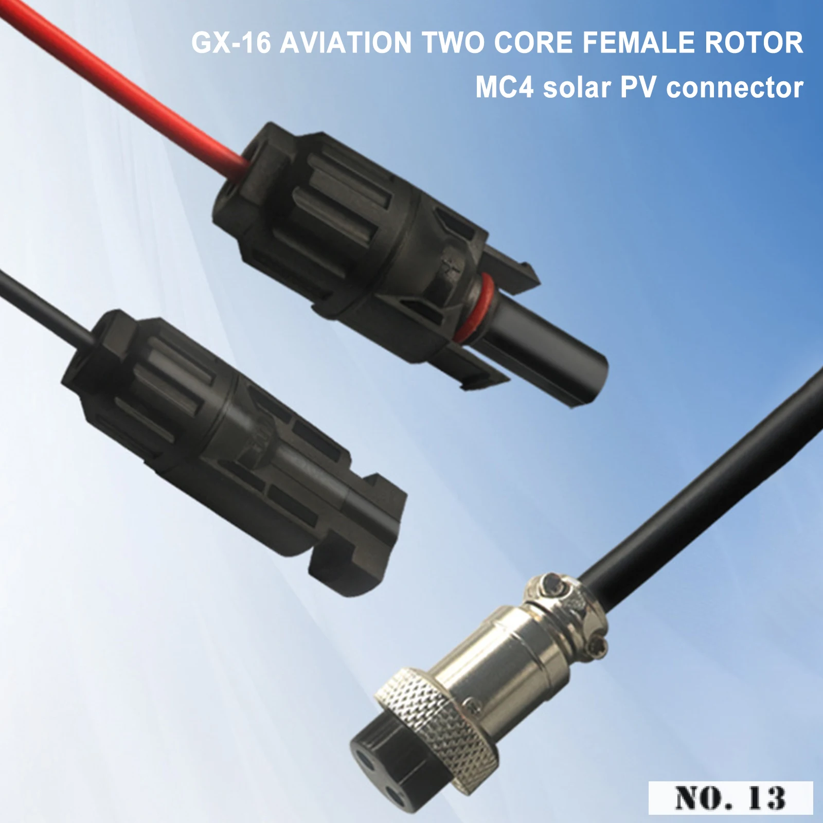 

GX-16-MC4 Solar PV Connector Solar Connector Solar Solar Plug Cable Connectors for Solar Panels and Photovoltaic Systems
