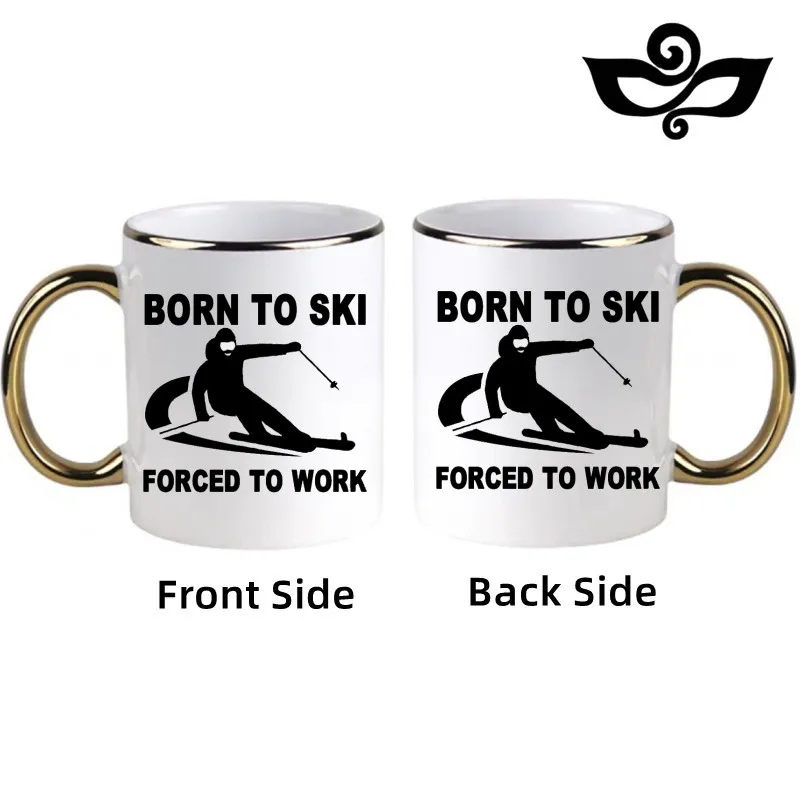 

Sports Ski Coffee Mugs Skiing Mugen Student Coffee Cups for Lover Wife Valentines Gifts Travel Cups Teaware Drinkware Coffeeware