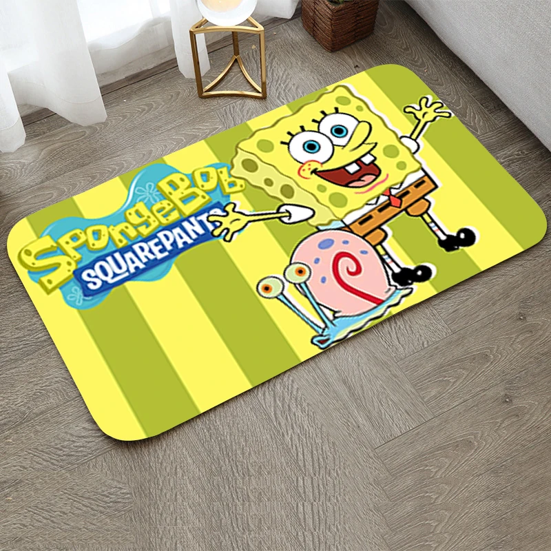 

Spongebobs Room Mats Kitchen Mat Balcony Bathroom Rug Carpet Foot Rugs Bath House Entrance Door Hallway Floor Home Welcome