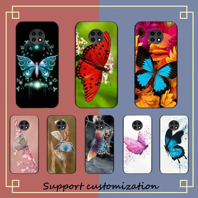 

Beautiful Butterfly Phone Case For Redmi Note 10 9 8 6 Pro 8T 5A 4X X 5 Plus 7 7A 9A K20 Cover