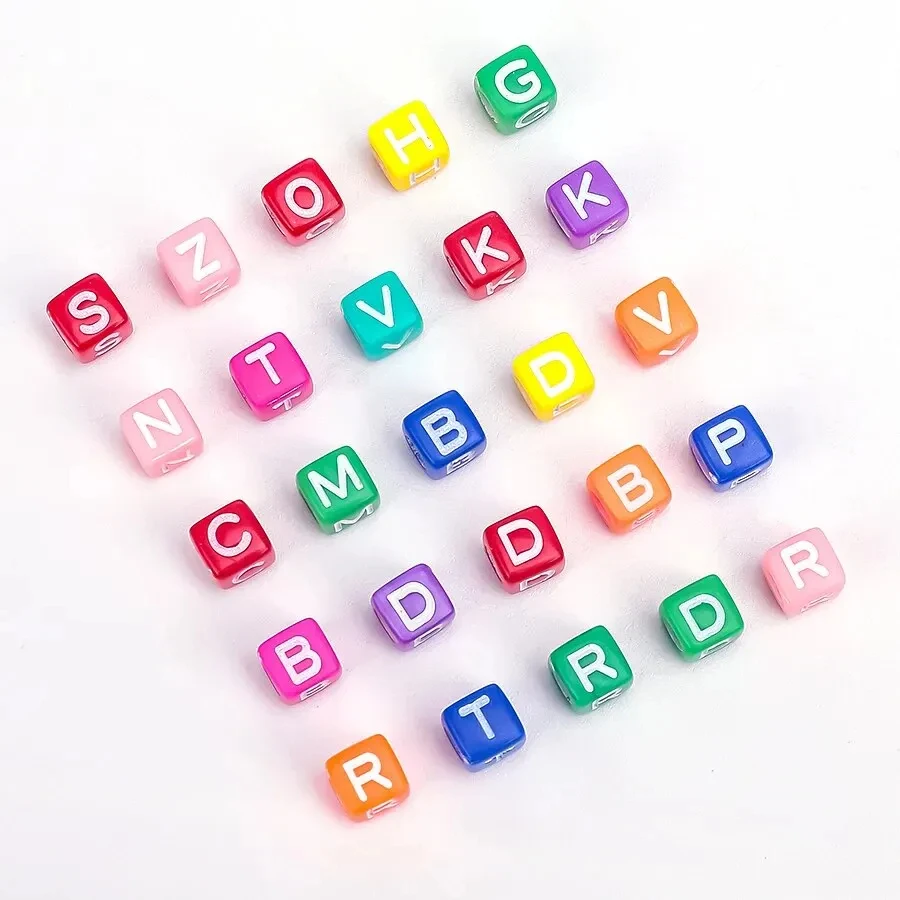 100 шт./упаковка бусины для браслета 4 х7 мм