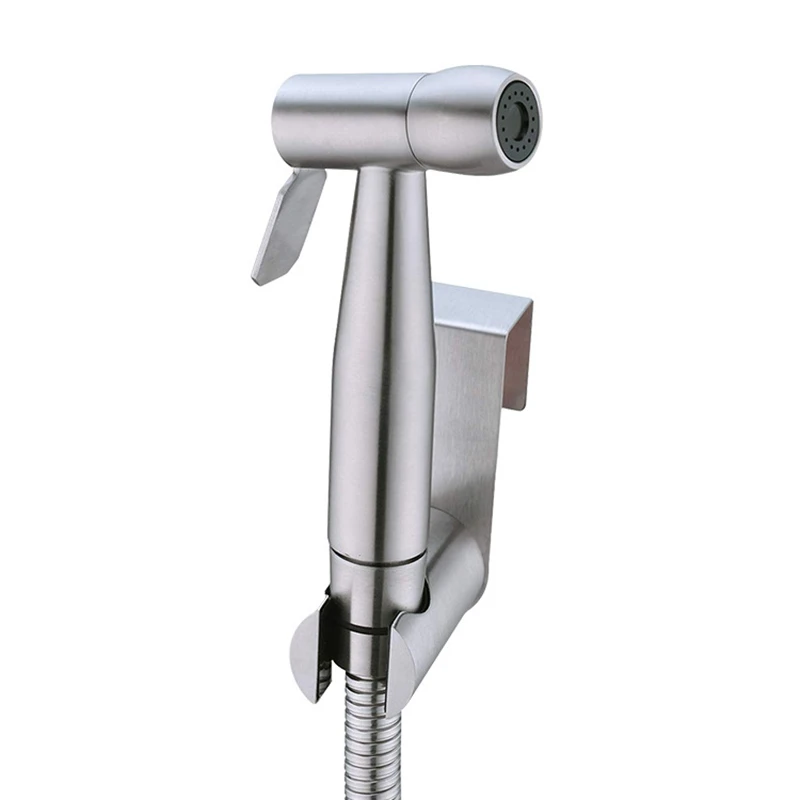 

Toilet Handheld Bidet Sprayer Stainless Steel Toilet Bidet Bathroom Shower Water Spray Head With Hose Kit 7/8 Inch