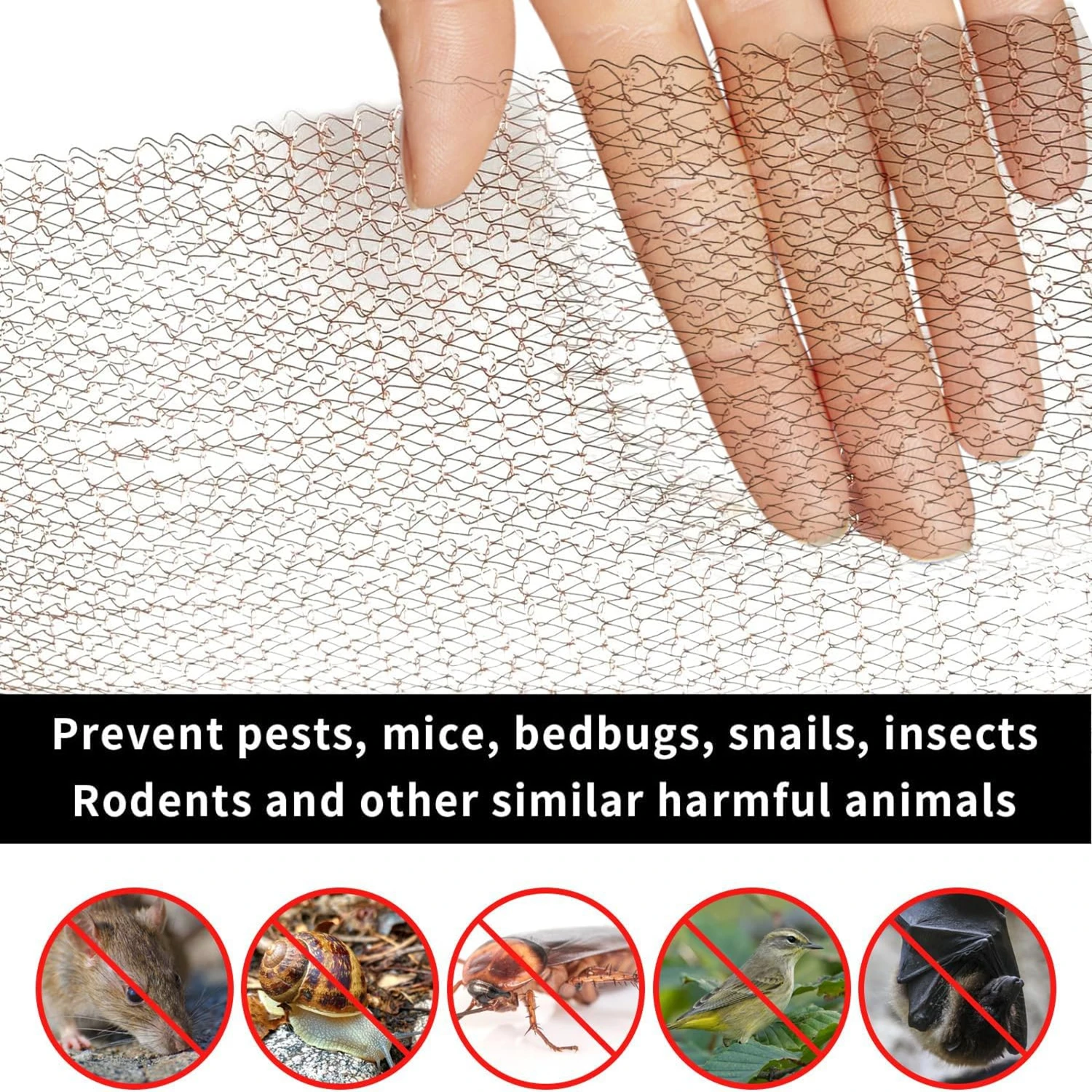 Портативная Медная Сетка Для Сада Защита От Насекомых U-образные Ножки Дизайн