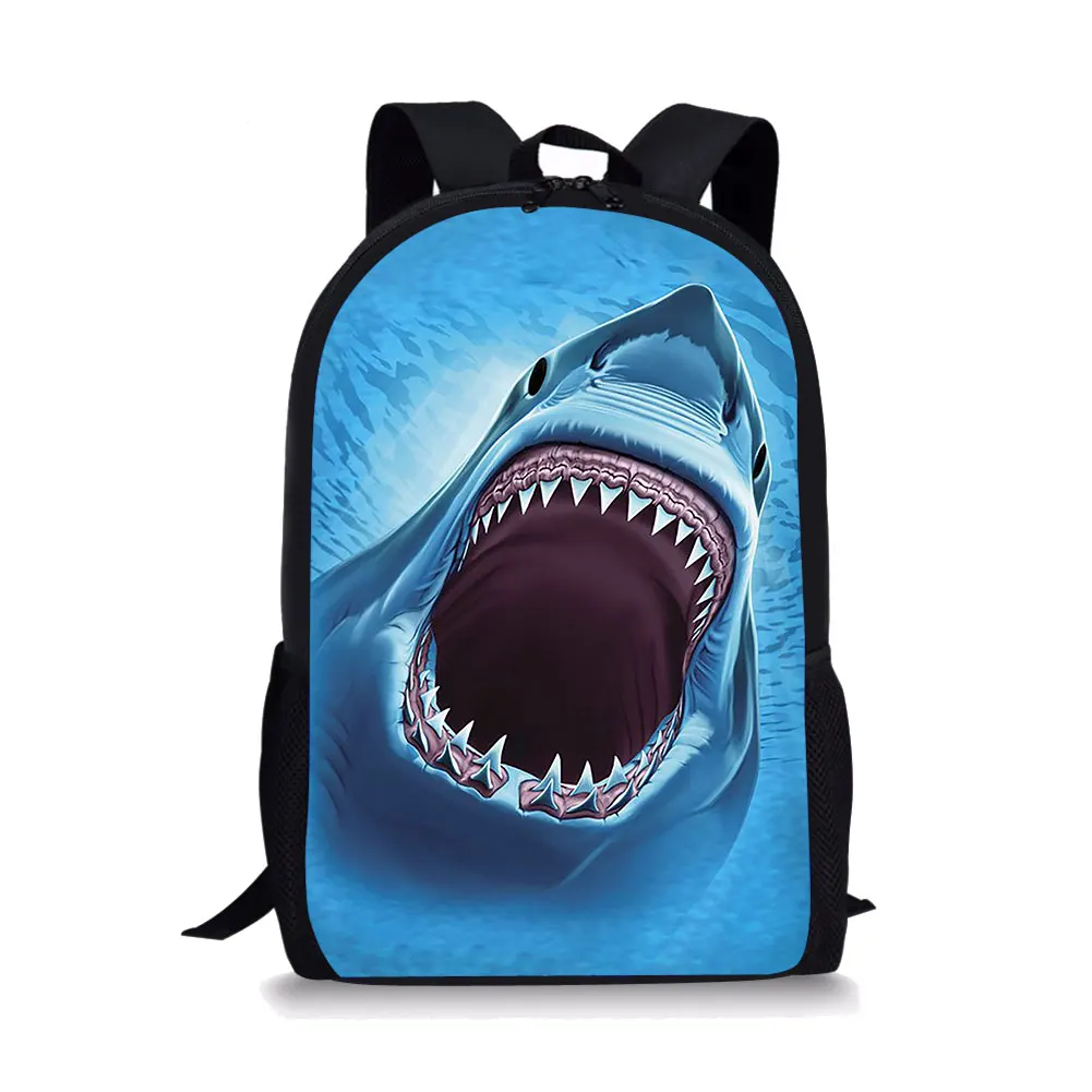 Shark Printing Backpack for Kid Shoulders Bag Fashion School Bag for Teenage Girl Children Travel Plecaki Szkolne