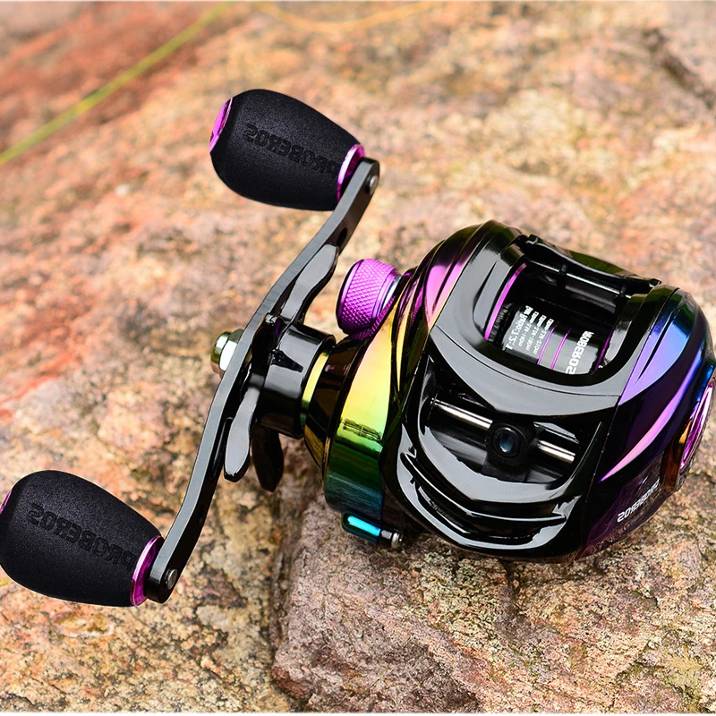 2022 Fishing Tackle Baitcasting Fishing Reel Winter Baitrunner Casting Coils with Magnetic Brake 9+1BB 7.2:1 Left/Right Hand